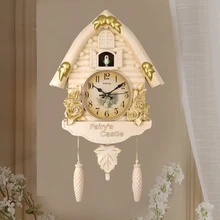 Часы Cuckoo, модные настенные часы для гостиной, время вызова, только 20 дюймов, будильник, качественные качели Wartch, современные настенные часы с батареей