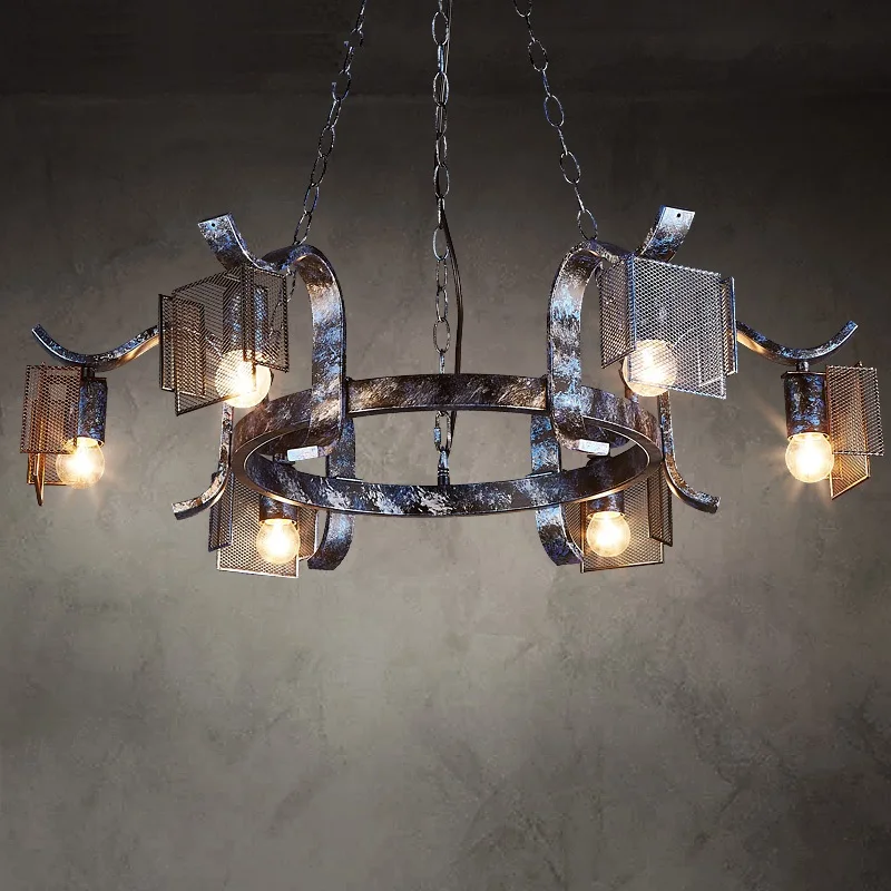 

IWHD Vintage Industrial Lighting Pendant Light Fixtures Style Loft Retro LED Hanging Lamp Bedroom Cafe Bar clothing Store Lampen