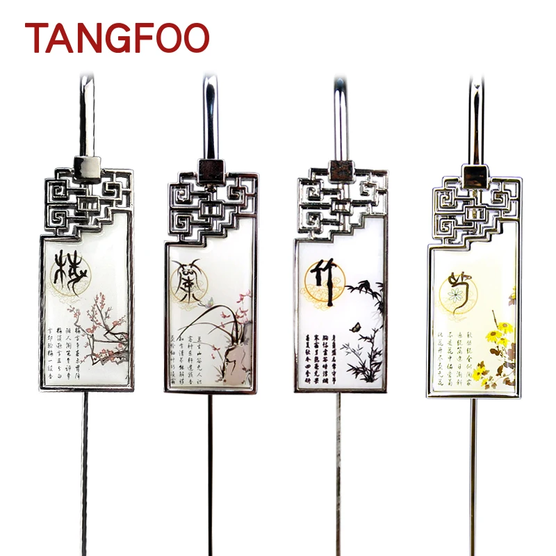 

Chinese characteristics gifts abroad to send foreigners Mei Lan Zhuju metal Dijiao bookmarks / ancient creative student birthday