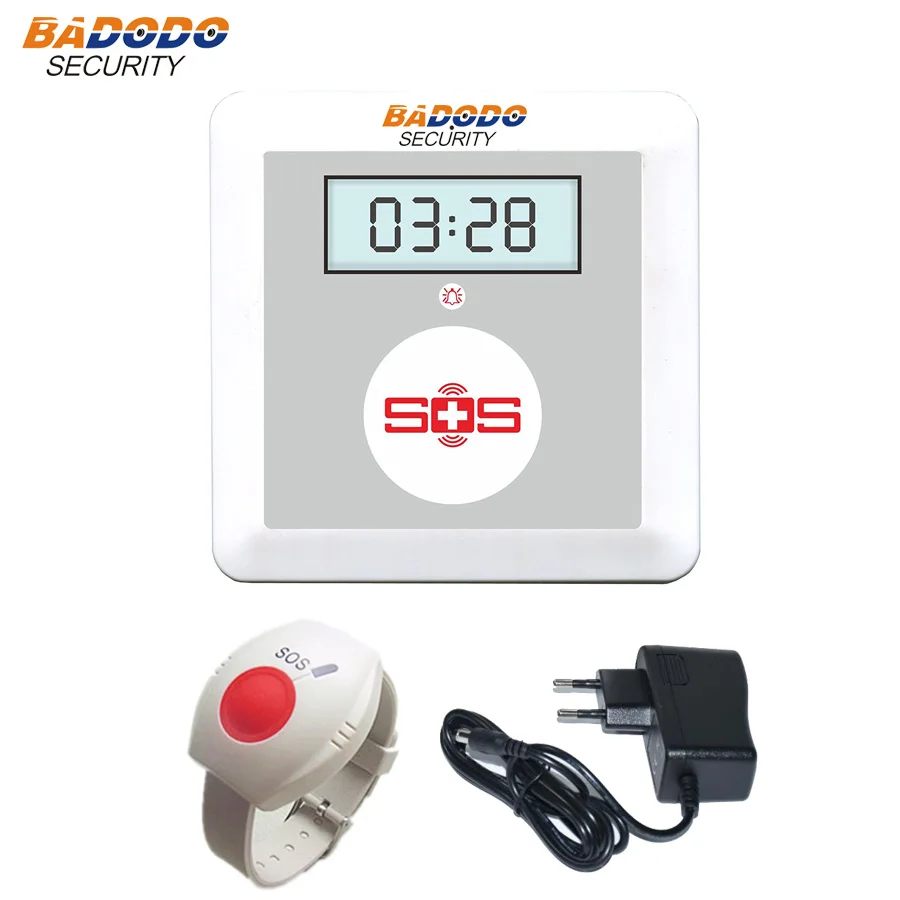 

Badodo SOS Call Alarm Wireless GSM Alarm System Home Security Elderly Helper With Emergency Panic Button with IOS/Android APP K4