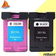 Hisaint Список 2 Упак. 301XL Чернильный Картридж для HP 301 xl CH563EE CH564EE для Deskjet 1000 1050 2000 2050 принтер