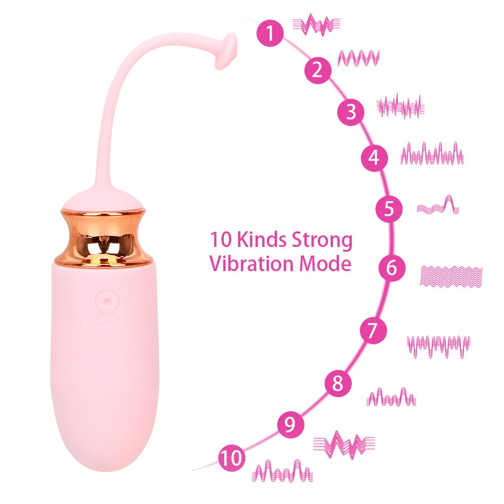 Adultany - IKOKY Heated Vibrator Voice Control G-spot Massager Remote Control Vibrating Egg Adult Products Erotic Sex Toys