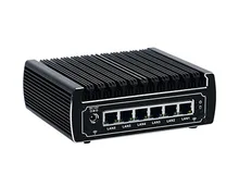 6 Intel LAN Fanless Pfsense Mini PC Intel Kaby Lake Core i3 7100U DDR4 Ram AES-NI Linux Firewall Pfsense Router Network Server