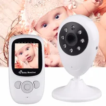 Baby Monitor Baby Monitors 2.4 inch Intercom 4 Lullabies 2X Zoom Temperature Monitor IR night vision video nanny fetal doppler