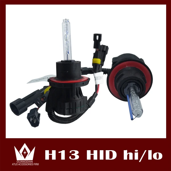 

Night Lord 2pcs/pair xenon H13 35w 12V AC HID Automotive Headlight H13 HI/LO bulb12v Beam Lamp 3000K 4300K 6000K  Free shipping