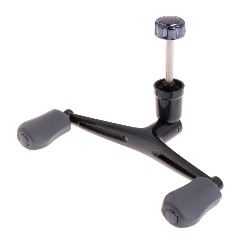 

Fishing Handle Reel Double Knob Replacement Spinning Accessories Aluminum Alloy