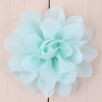 

240pcs/lot 7CM DIY Mini Chiffon Flower Headwear accessories 16 Color In Stock