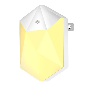

LED Smart Night Light On/Off Plug and Play Twilight Sensor Bedroom Night Lights Children's Lighting Baby Room _WK