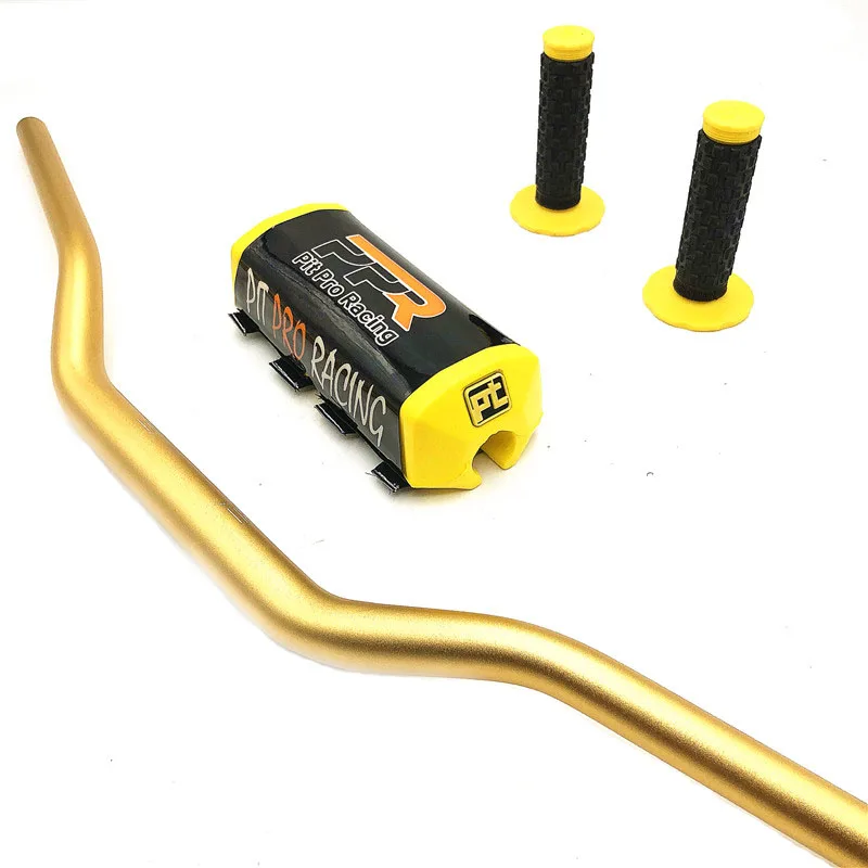 Motorcycle Motocross 1 1/8" 28mm Handlebar Kit Bar Handle Grips Pit Pro
