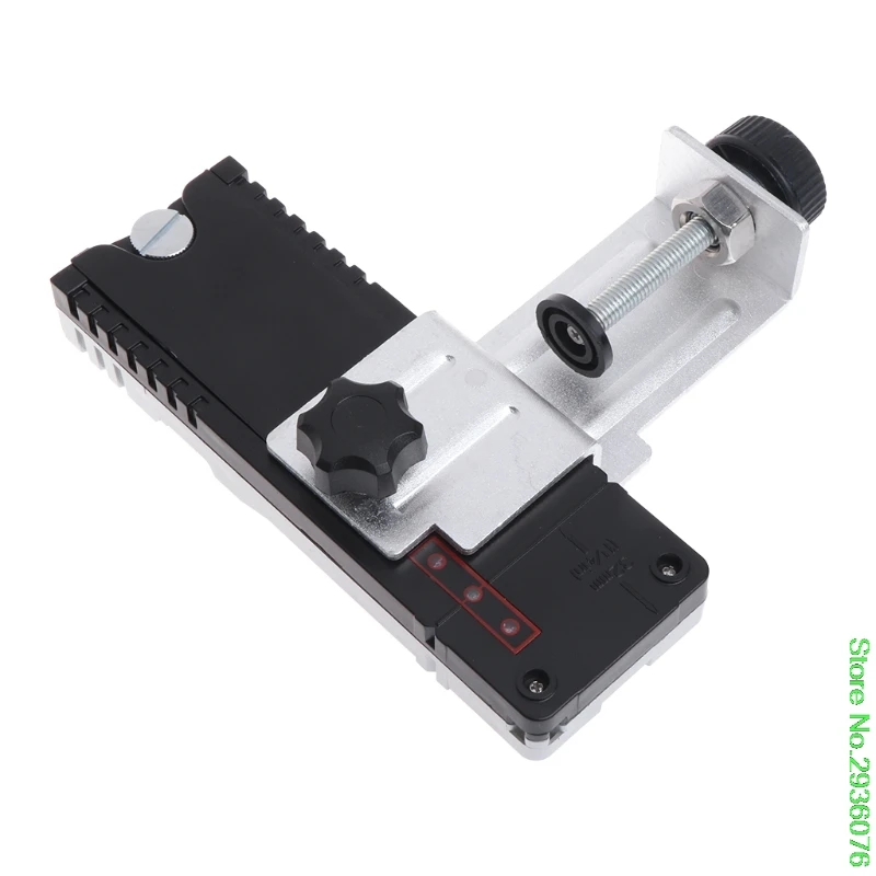 

Level Laser Detector Red Beam Light 635nm Cross Line Outdoor Receiver With Clamp