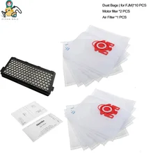 Чистая кукла, 13-PACK, мешки для пыли и фильтр HEPA SF-50 для Miele FJM 9917730 Complete C1 S4000 S6000 S4 S6, мешки и фильтры