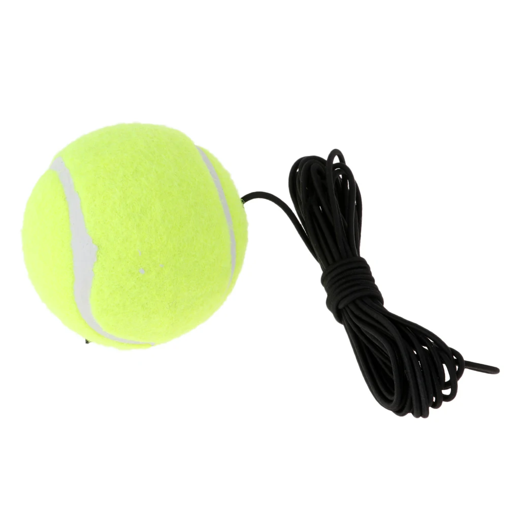 Sunnimix Single Tennis Training Aid Ball & Elastic String Replacement for Indoor/Outdoor Practice