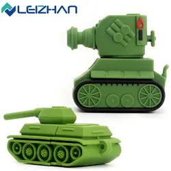 LEIZHAN Танк USB Flash Drive 16 ГБ мальчика накопитель флешки 8 ГБ 2,0 USB Stick силиконовые Memory Stick 32 ГБ USB флэш-накопитель диск 4 ГБ