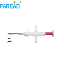 2,12x12 мм FDX-B микрочип-транспондер для собак, кошек, лошадей с инжектором для идентификации животных