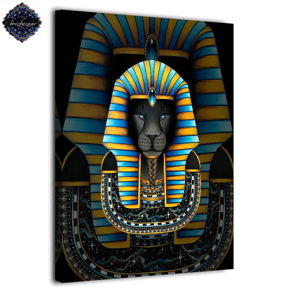 Modern 1 Panel Printed Painting Abstract Ancient Egypt