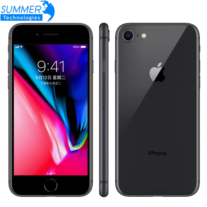 الأصلي مقفلة ابل اي فون 8 LTE الهاتف المحمول 4.7 \ الأصلي مقفلة ابل اي فون 8 LTE الهاتف المحمول 4.7 \