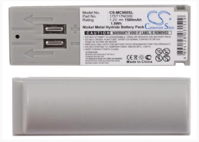 Аккумулятор Cameron Sino 1500mAh для 3M C1025 приемопередатчика C860 Beltpack C960 гарнитура 175T17NO09