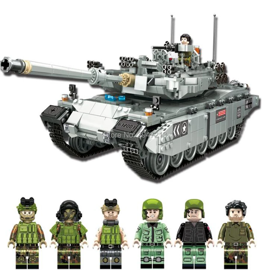 

hot compatible LegoINGlys military WW2 Germany Black Panther Medium tank war Building Blocks modle mini army figures brick toys