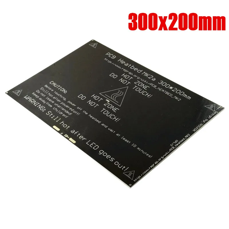  MK2A 300x200mm Aluminium Beheizte Bett PCB 12V180W für Prusa i3 oder andere RepRap Upgrade 3D Druck