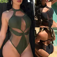 Женский купальный костюм Мягкий купальник монокини купальник бикини пуш-ап бюстгальтер Великобритания