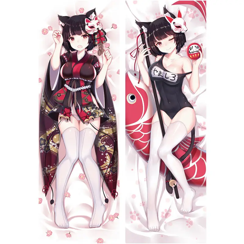 Аниме игры Azur Lane наволочки Azur Lane Dakimakura Чехол сексуальные девушки 3D двухсторонняя постельные принадлежности обниматься тела Чехол AL01A - Цвет: 2WAY