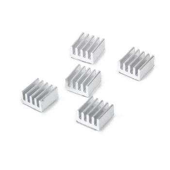 

5 x Heatsink 8 x 8 x 5mm Aluminum cooling fin For Printer Stepper Motor Driver