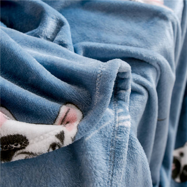 Dog Printed Fleece Blanket