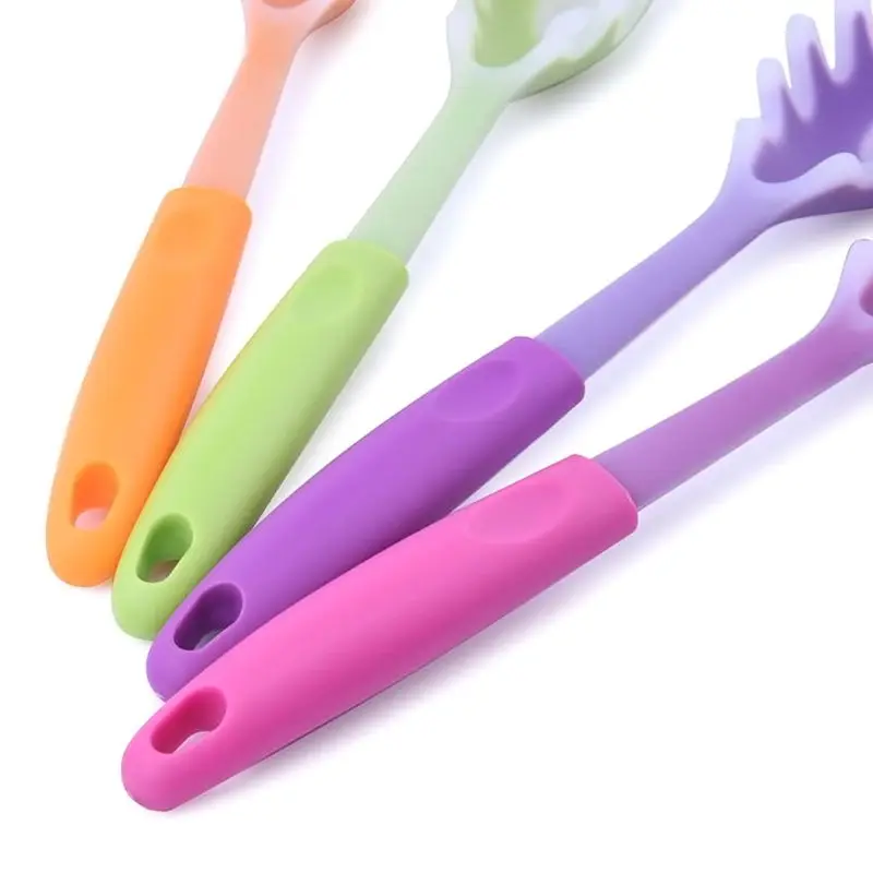 Практичные силиконовые пластиковые ручки спагетти, макароны, лапша ложка совок дуршлаг кухня приготовления гаджет инструменты