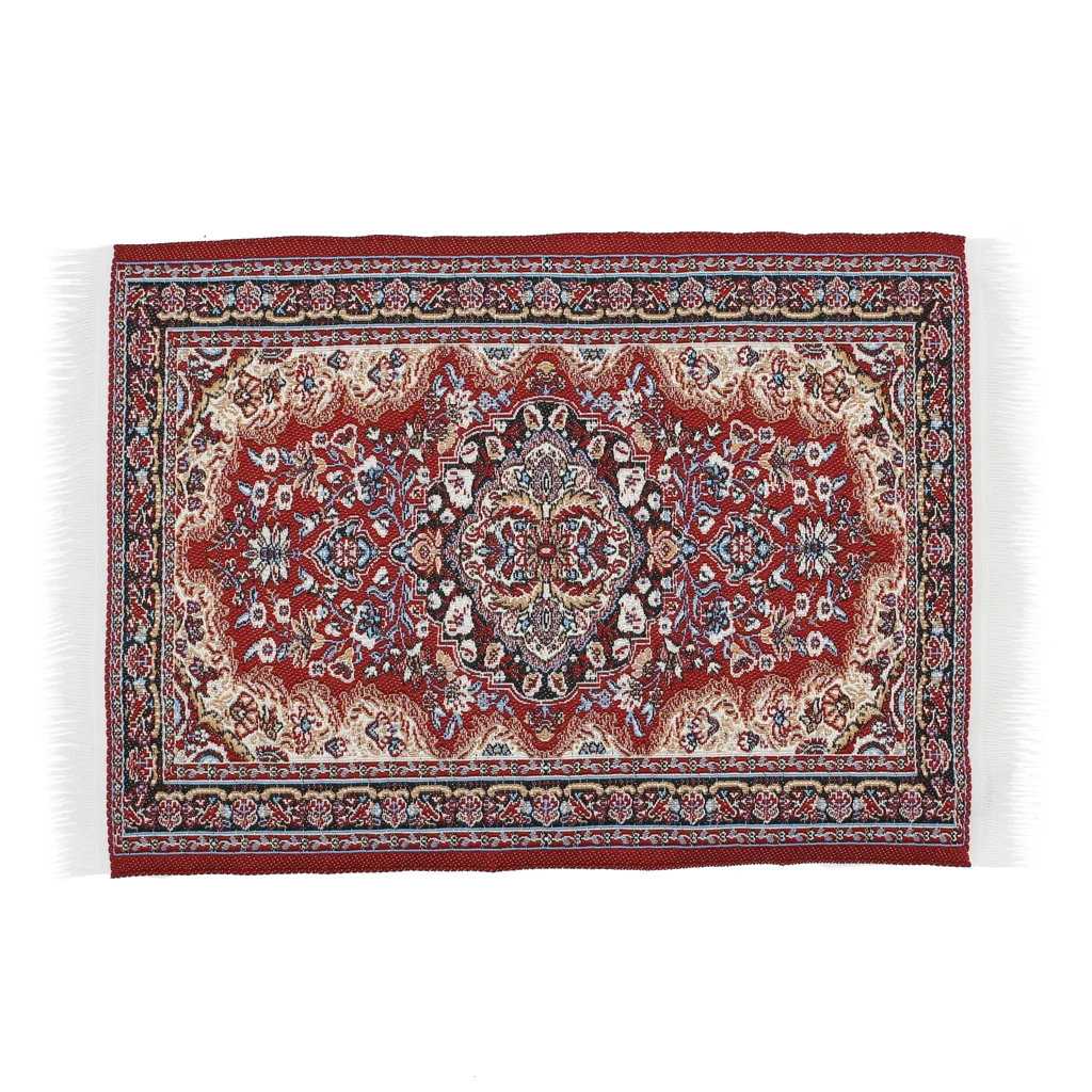 1/12 Scale Woven Rug Floor Carpet Dolls House Furniture Miniatures Decor suitable for 1/12th scale dolls house decoration