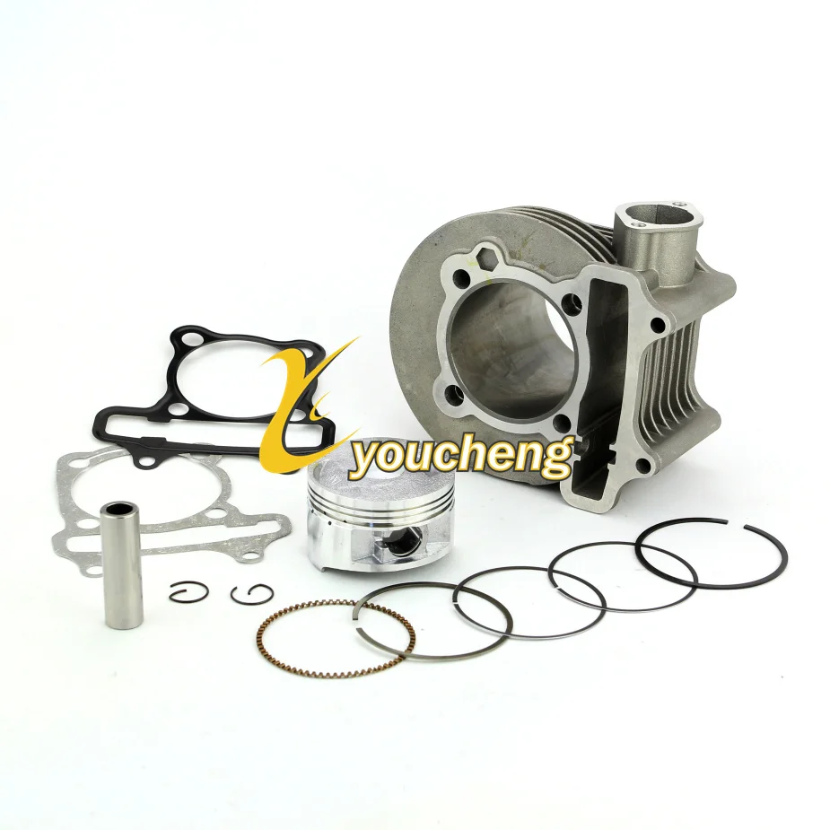 61mm Big Bore Cylinder With Piston Kit GY6 180cc Chinese Scooter Engine Modify 4T 157QMJ ATV Go Kart Moped Repair TG-GY6161 | Автомобили и