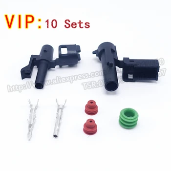 

10 Sets New Car Parts Kits 2.5 Connector One Pin Way With Male Female Plugs Waterproof High Quality