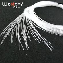 Westbay 0,75 мм 50 шт. 2 метра оптического волокна PMMA Пластиковые оптоволокно торцевого свечения оптический кабель для всех видов светодиодный драйвер двигателя