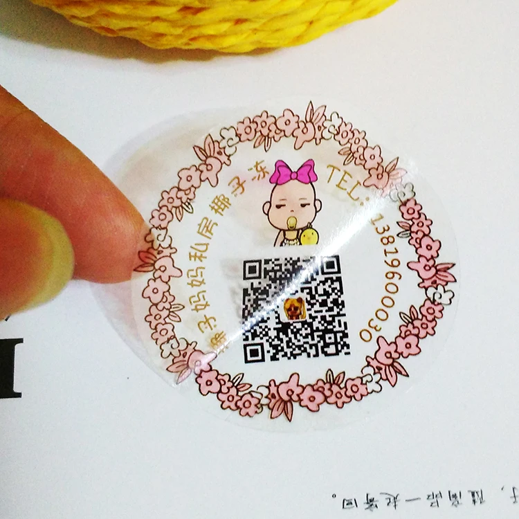 Пустые круглые прозрачные герметичные наклейки ПВХ 40 мм опт|sticker wholesale|stickers