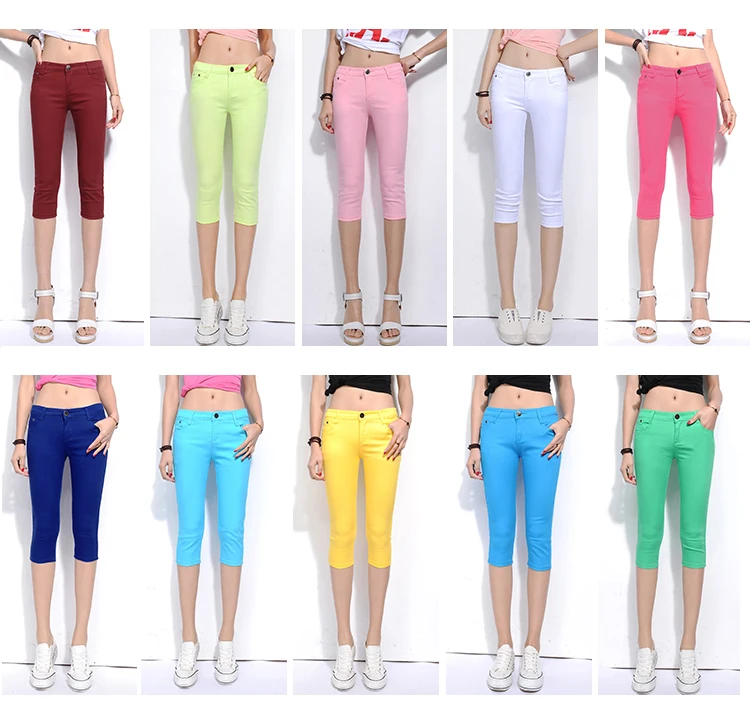 Summer new pants pants female summer pencil pants autumn Korean casual shoes pants feet small short pants (4)