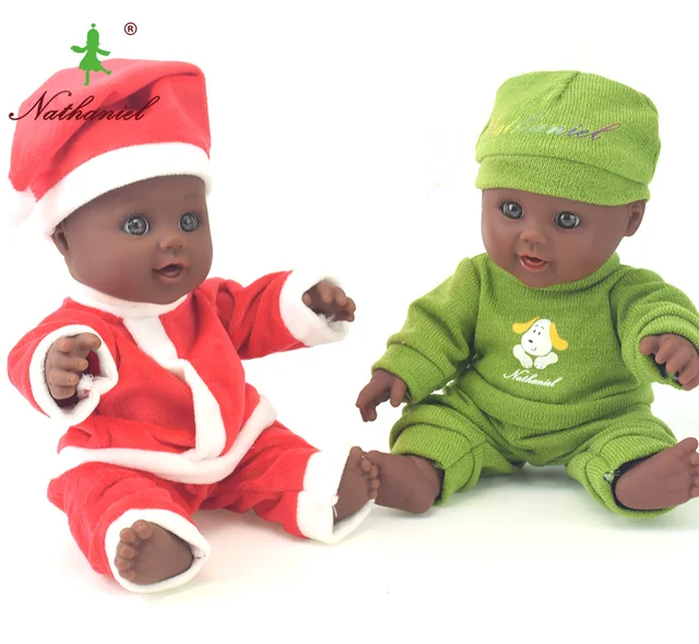 Best Offers POP doll !! 12inch black fashion baby girl boy dolls reborn silicone vinyl Rapunzel  boneca baby lifelike toy kid Nathniel safe