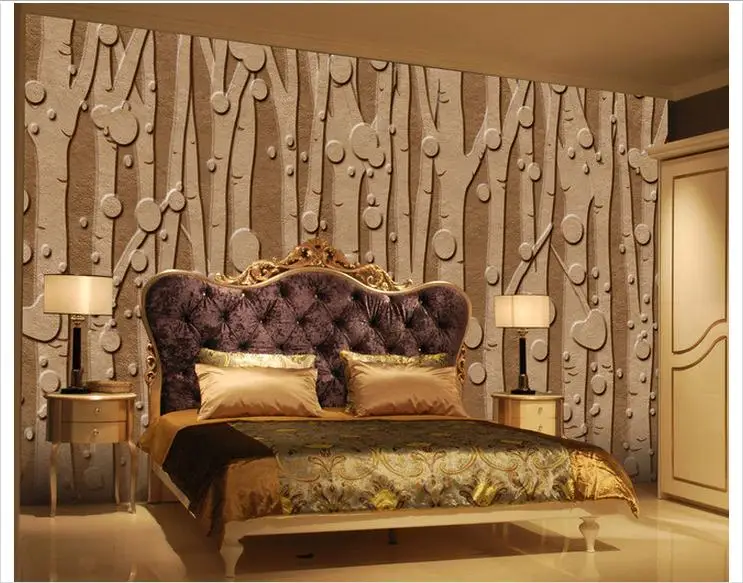 

3D wallpaper custom non-woven 2015 new Hand-painted fashion sandstone contracted setting wall tree beauty mural home decoration