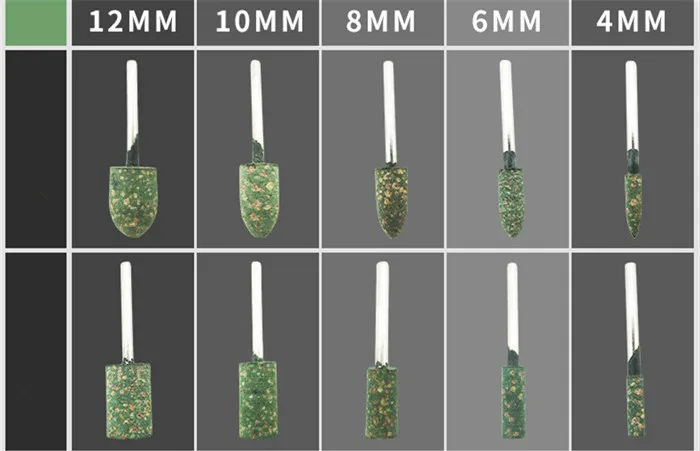 10 шт./компл. баррель полировочное колесо резиновые крепимые точечные аксессуаров для вращающихся инструментов сверла по металлу камень Стекло полировка
