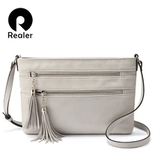Realer женская сумка на плечо из искусственной кожи Повседневная сумка через плечо высокого качество для дамы большой ёмкости