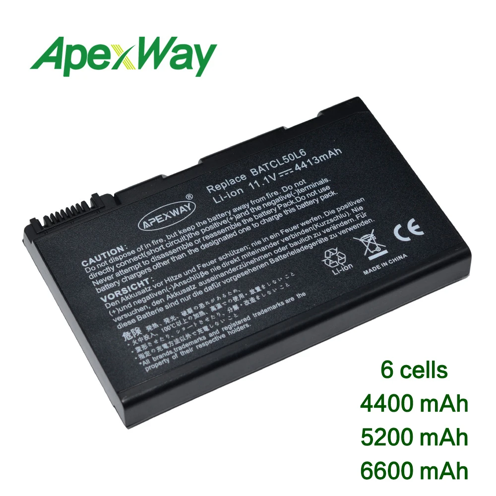 10 8 В ноутбука Батарея для Acer BATBL50L6 BATBL50L8H BATCL50L 90NCP50LD4SU1 90NCP51LD4SU2 Aspire 3100 5100 5110 9110