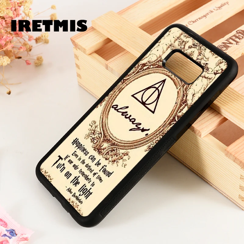 

Iretmis S3 S4 S5 phone case cover for Samsung Galaxy S6 S7 S8 S9 edge plus Note 3 4 5 8 9 Harry Potter Marauder Map Train Ticket