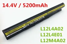 14,4 V 5200 mAh Batterie Für LENOVO G400S G405S G410S S410p G505s S510p Z710 L12L4A02 L12L4E01 L12M4A02 L12M4A02 L12S4A02 L12S4E01