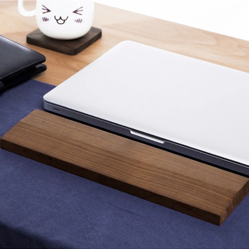  Wooden Mechanical Keyboard Wrist Rest Pad Wrist Support Hand Pad for Mechanical Keyboard QJY99