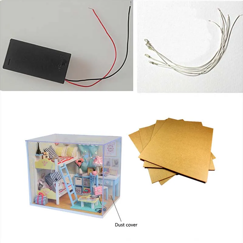 mylb DIY Dollhouse 3D Wooden Mini Doll House Lifelike Handmade Miniature Dollhouses Kit Toys for Children Gifts mylb DIY Dollhouse 3D Wooden Mini Doll House Lifelike Handmade Miniature Dollhouses Kit Toys for Children Gifts