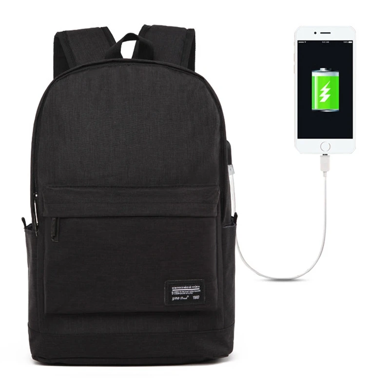 

Universal Multi-Function Oxford Cloth For 15.6 inch and Below Laptop Shoulders Bag Backpack with External USB Charging Port