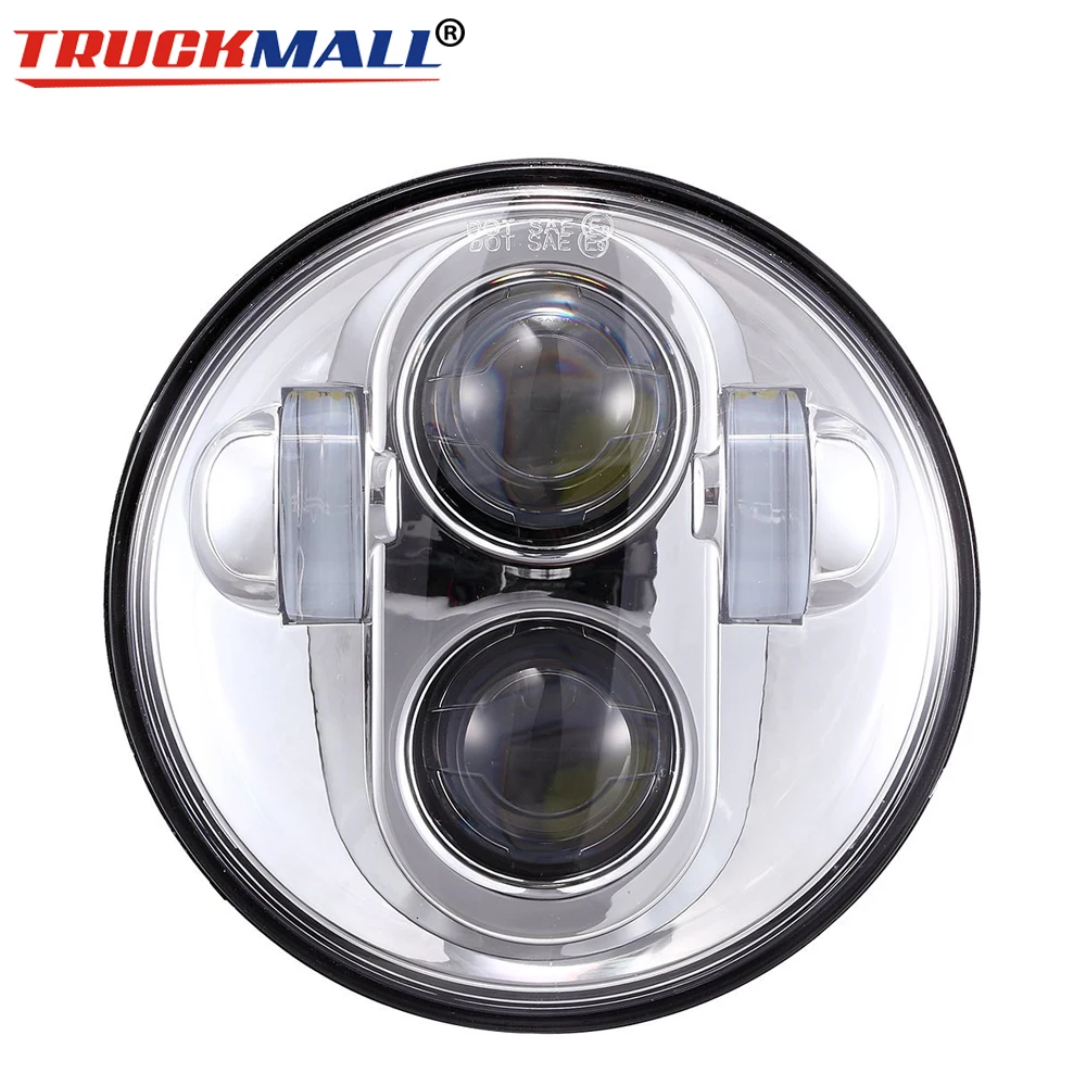 Motorcycle Light 5.75Inch LED Headlight Assembly 5 3/4" Headlamp Replacement For VRSCD VRSCDX XG