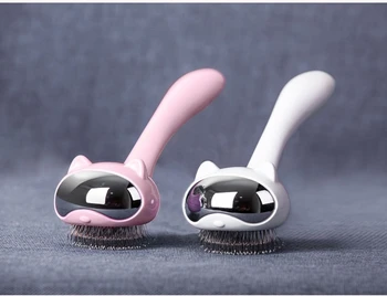 

New Pet Dog Cat Hair Removal Brush Space Cat Stainless Steel Dog Comb Grooming Tools Hair Shedding Trimmer Comb for Dogs Cats