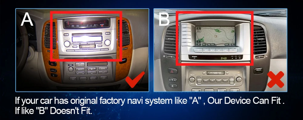 Krando Land Cruiser 100 1998 1999 2000 2001 2002 2003 2004 2005 2006 Android car radio gps navigation multimedia system  (3)
