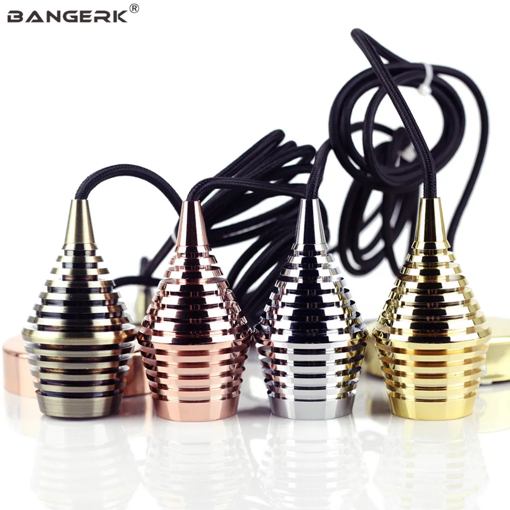 

DIY Antique Decor Edison Lamp Base Holder Industrial Vintage Pendant Lamps E27 Screw Bulb Base Aluminum Light Socket Fittings