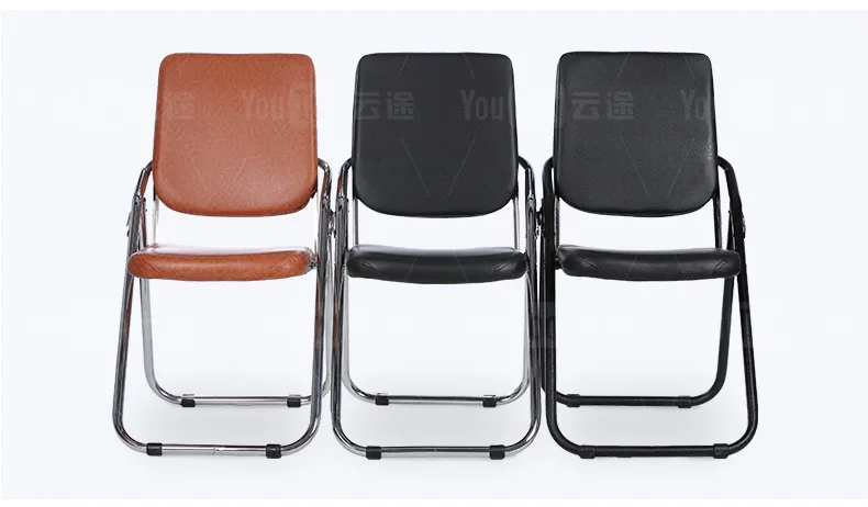 3 шт./лот, портативное офисное компьютерное кресло для дома с простой спинкой, складное кресло, стулья для конференций, стулья для отдыха на открытом воздухе
