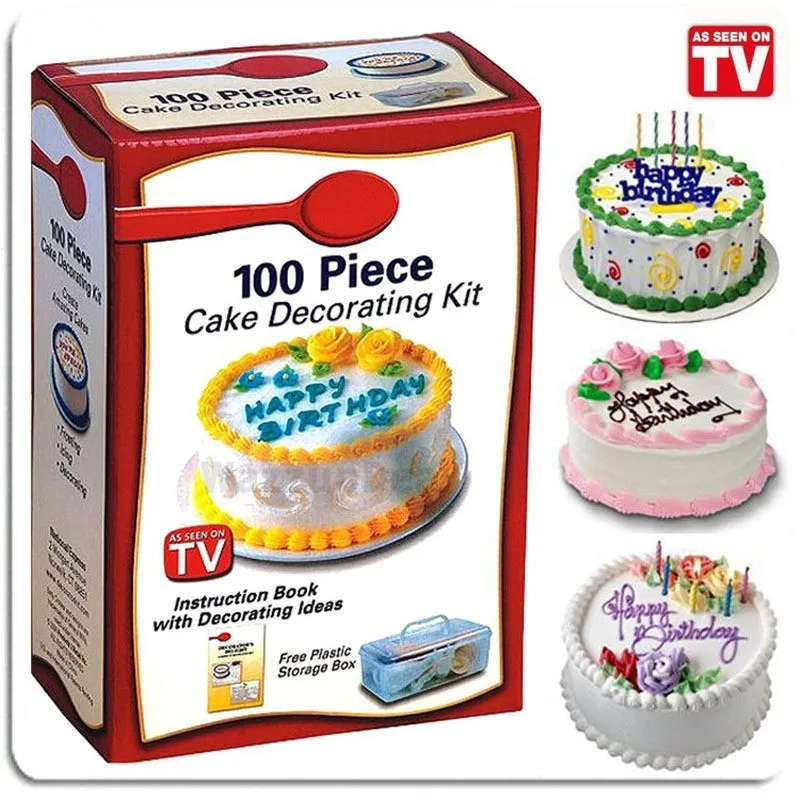 100 шт DIY пластиковый торт кекс украшения Набор Sugarcraft приготовления пищи | Дом и сад